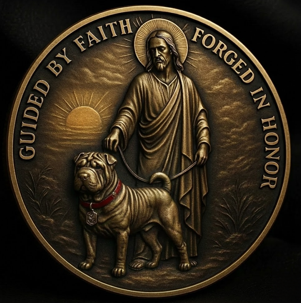 🦅 USMC “Devil Dog – Guided by Faith” Commemorative Coin 🇺🇸