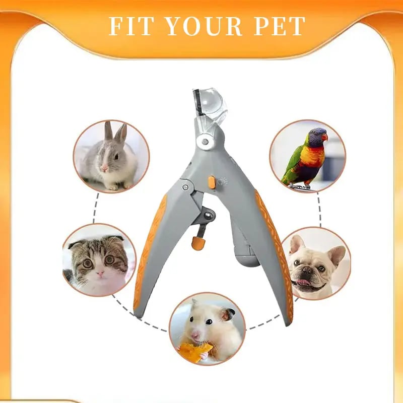 🏆 50K+ SOLD! – Almost Gone🔥🎁LED Light Pet Nail Clippers - 5X Magnification