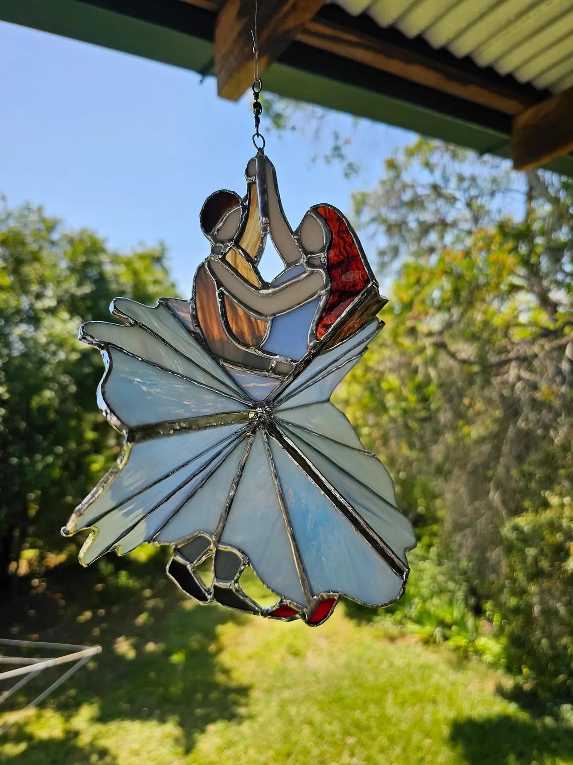 🔥LAST DAY 49% OFF- The Memphis Melody💃🤘 Handmade Stained Glass Spinner