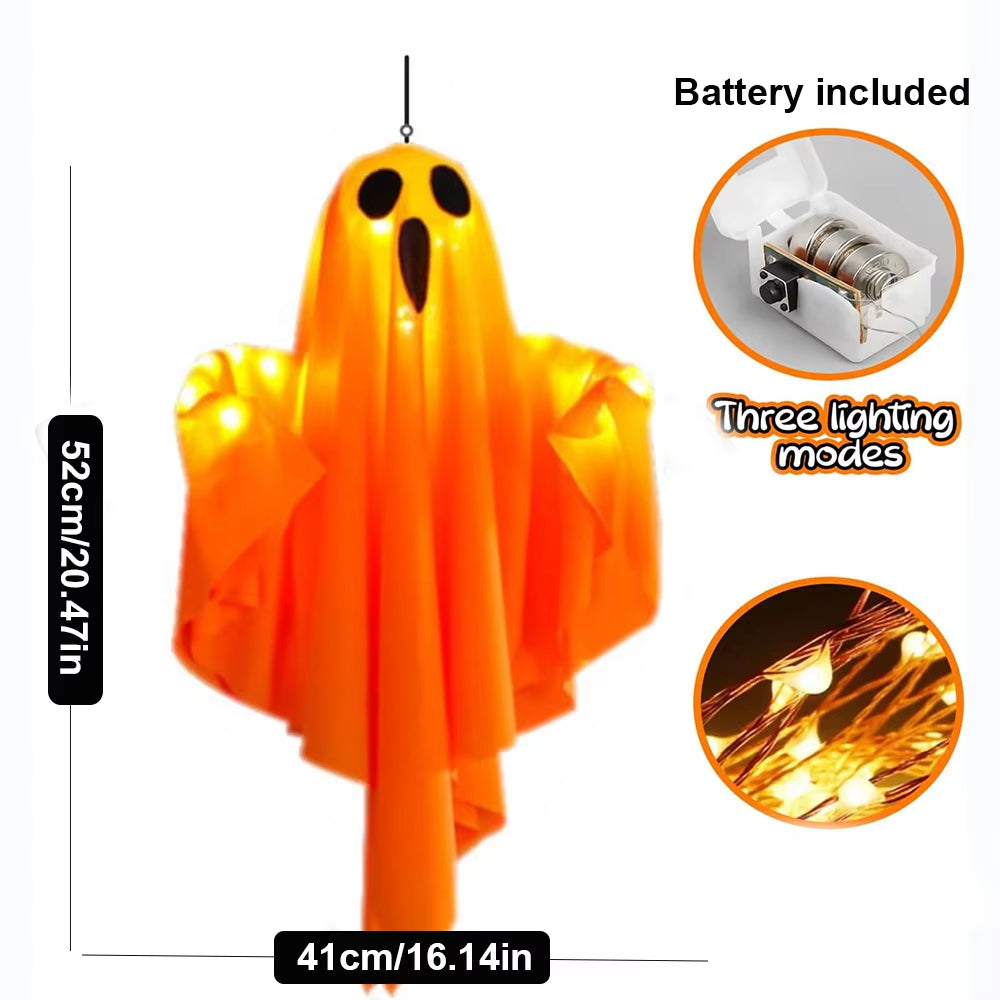 【🔥LAST DAY 49% OFF🔥】Halloween Hanging Ghost Light Decorations 👻