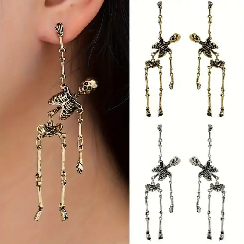 🔥Gold Skeleton Earrings