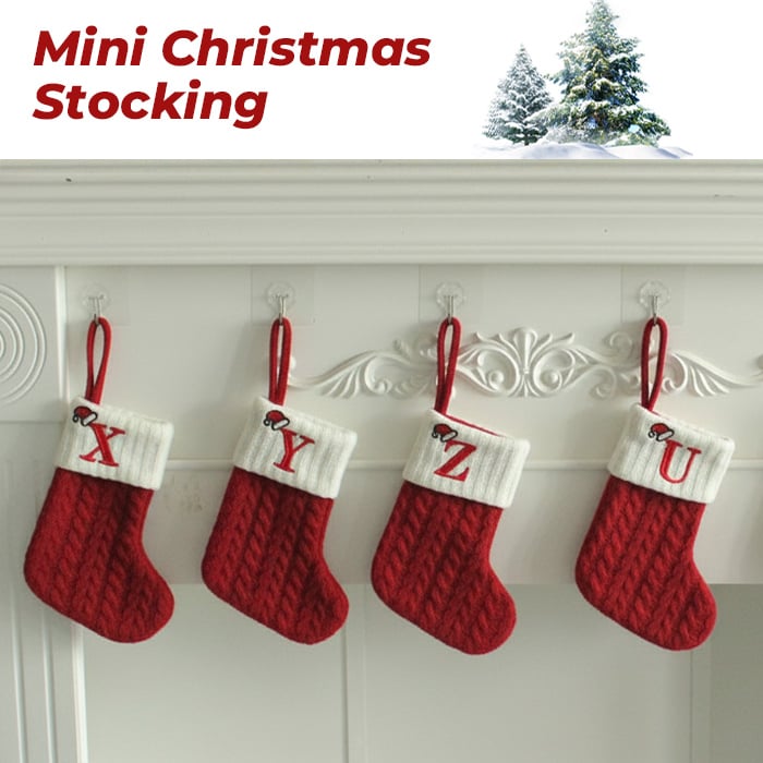 🎅Christmas Sale 49% OFF🧦Personalised Knitted Christmas Stocking for Fireplace and Home Decor