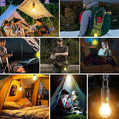Solar Tent Lights USB Rechargeable Led Camping Lantern,for Camping, Christmas, Decorations, Emergency,Flashlight