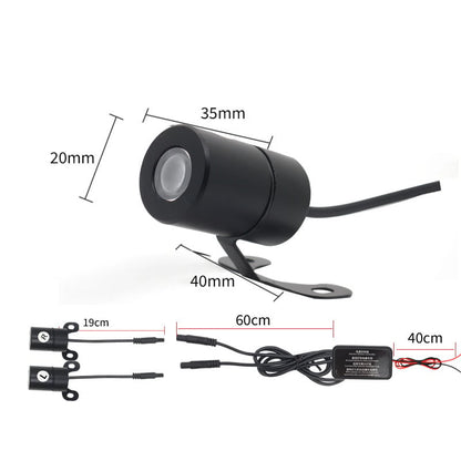 Motorcycle lights flashing angel wing lights