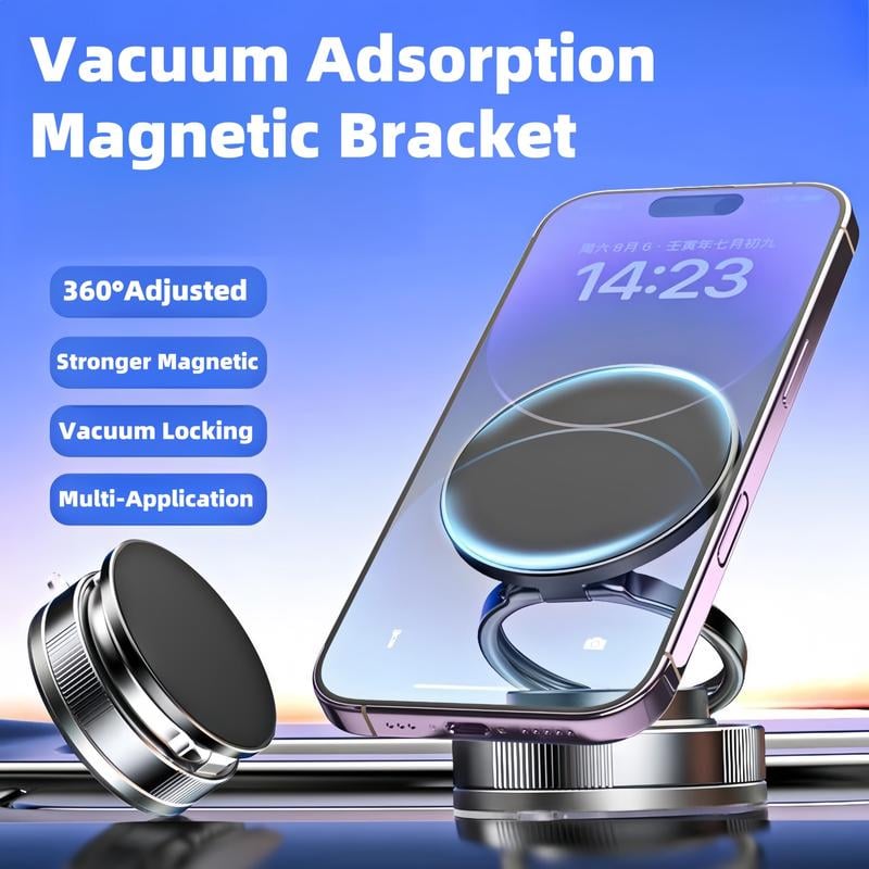 🔥Factory direct sale 49% OFF-360° Adjustable Vacuum Magnetic Phone Holder