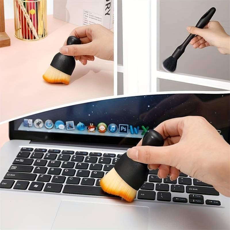 🔥Last Day 49% OFF - 4 Counts Set Soft Professional Portable Brush for Car Interior Cleaning & Dust Removal