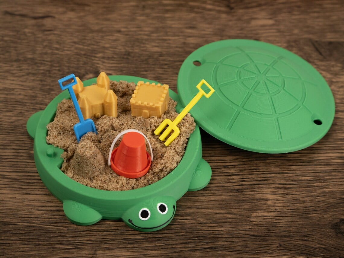🔥Last Day: 49% OFF!🐢Mini Turtle Sandbox Desk Toy(No toys)
