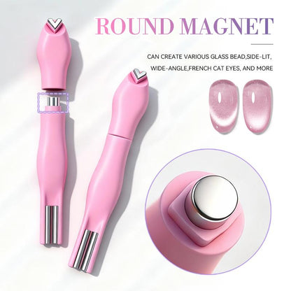 🔥3-in-1 Cat Eye Magnetic Tool for Salon-Style Nail Art