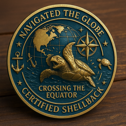 🏆Flash Sale 49% OFF - 🐢⚓Navy “Shellback” Challenge Coin