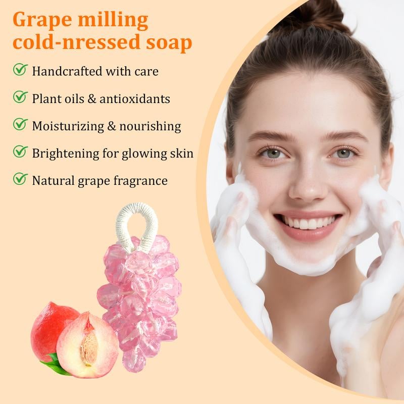 🔥LAST DAY 49% OFF- 🧼Handmade DIY Decorative Grape Soap🫧