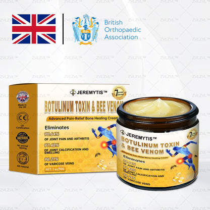 🥇The 2025 British Society for Rheumatology Awards Winner 👨‍⚕️JEREMYTIS™ Botox & Bee Venom Pain Relief & Bone Healing Dual Action Soothing Cream