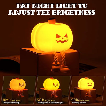 🔥2025 Hot Sale🔥Last Day 49% OFF - Mischievous Grinning Pumpkin Night Light