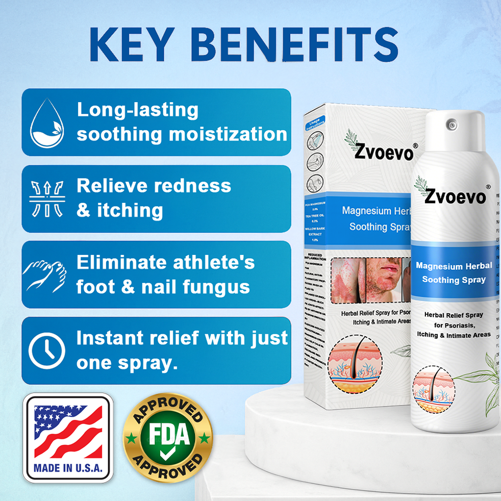 ✅ Official Store: Magnesium Herbal Psoriasis Spray ⚕️