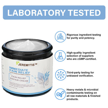 ✅NHS Approved: JEREMYTIS™ Magnesium Pain Healing Bone Cream  (Relief of neuropathy, muscle spasms, cramps or twitches, poor bone health and other arthritis)