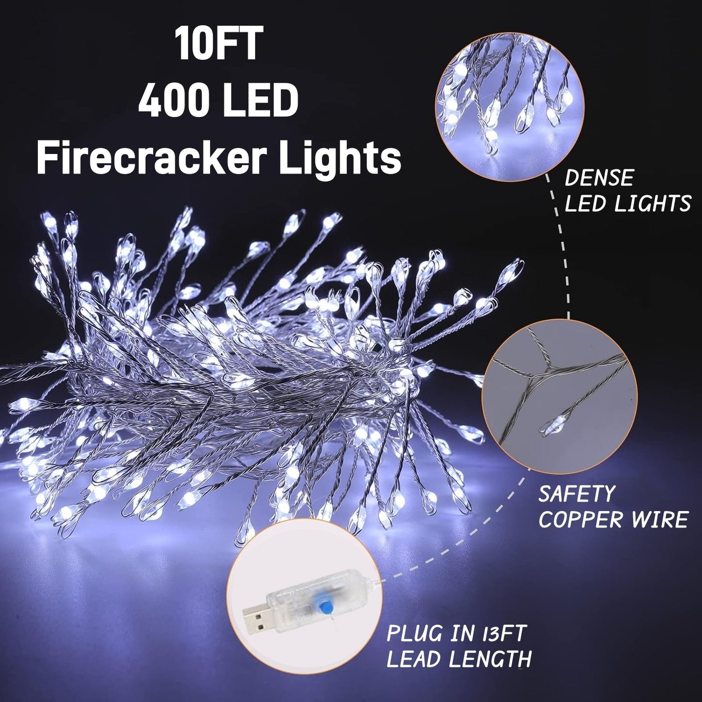 Waterproof Twinkle Fairy Lights | 🎄Christmas decorations🎄