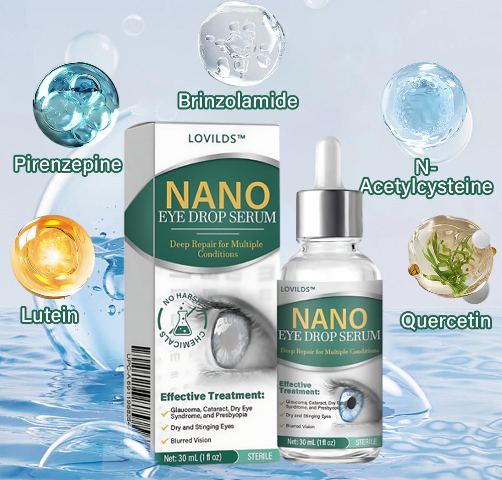 Nano Eye Drops Serum (Suitable for presbyopia, dry eye syndrome, glaucoma, and cataracts) 👀