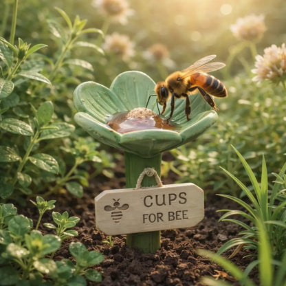 🐝LAST DAY 49% OFF - Flower-Shaped Bee Watering Station💧