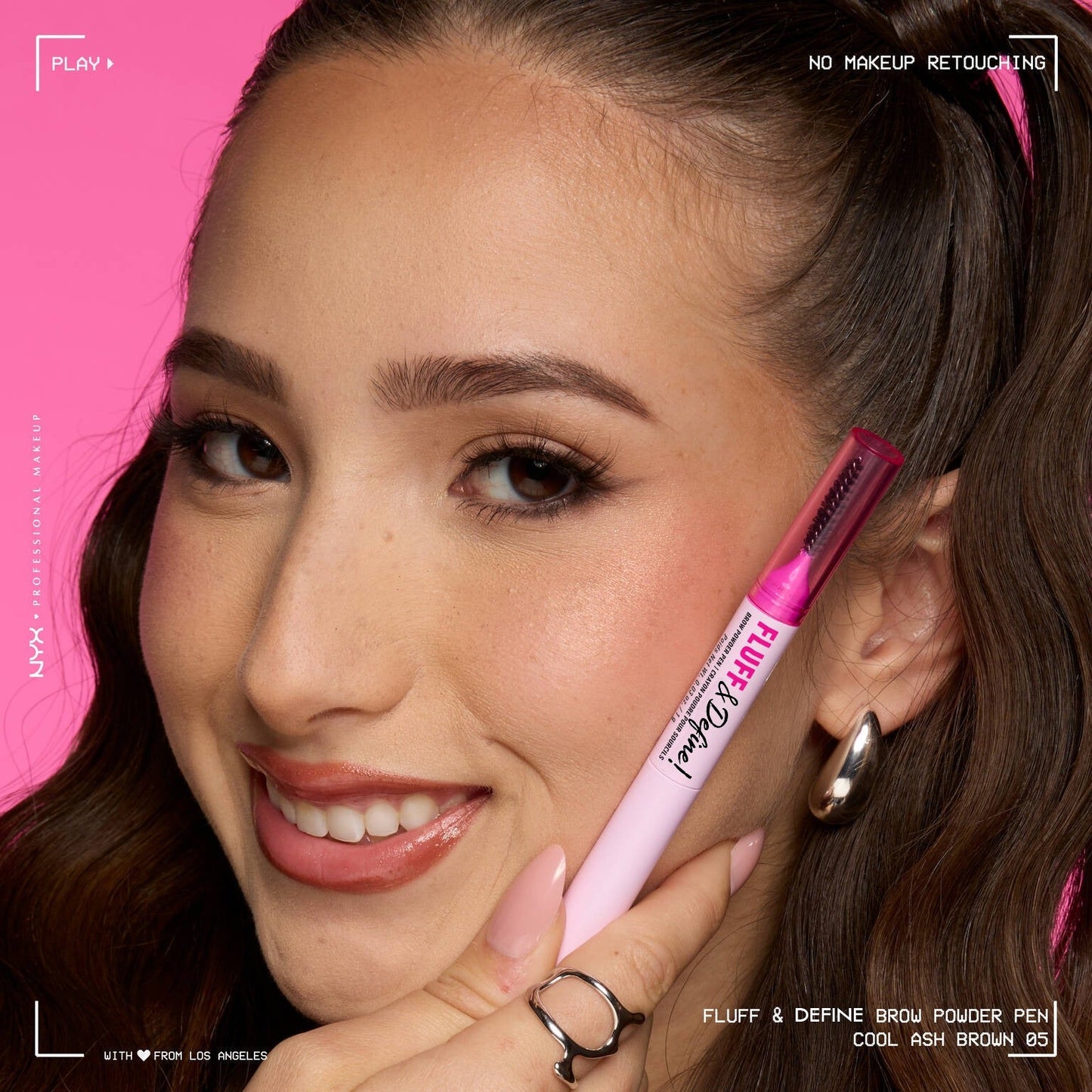 Fluff & Define Brow Powder Pen 🖌️ | 24H Transfer-Resistant Cream-to-Powder ✨