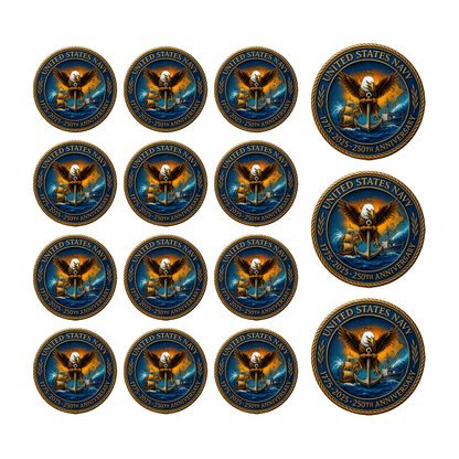 ⚓ U.S. Navy 250th Anniversary Commemorative Coin – 1775–2025