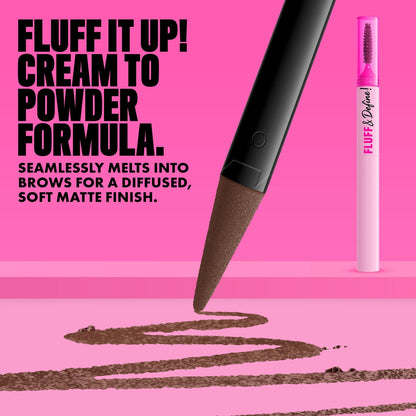 Fluff & Define Brow Powder Pen 🖌️ | 24H Transfer-Resistant Cream-to-Powder ✨