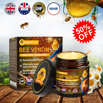 ✅Official Store: Bee-Venom Pain-Relief Bone Healing Cream✅( BOA Approved)(🔥𝑳𝒂𝒔𝒕 𝒅𝒂𝒚 𝒑𝒓𝒐𝒎𝒐𝒕𝒊𝒐𝒏 80% 𝒐𝒇𝒇)🍀