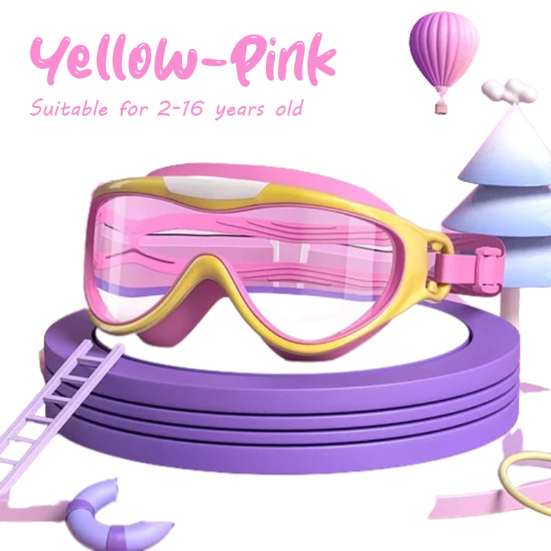 🔥Last Day Promotion 49% OFF-🔥HD children's large frame waterproof and anti-fog swimming goggles🥽