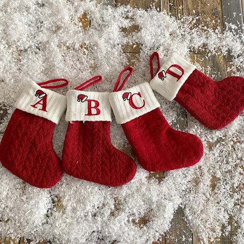 🎅Christmas Sale 49% OFF🧦Personalised Knitted Christmas Stocking for Fireplace and Home Decor