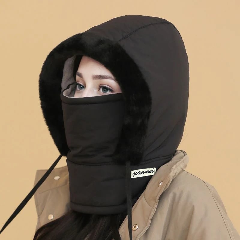 🔥Winter Flash Sale❄️-Buy 2 Get 1 Free! 🧣 Plush-Lined Thermal Hat with Face Mask