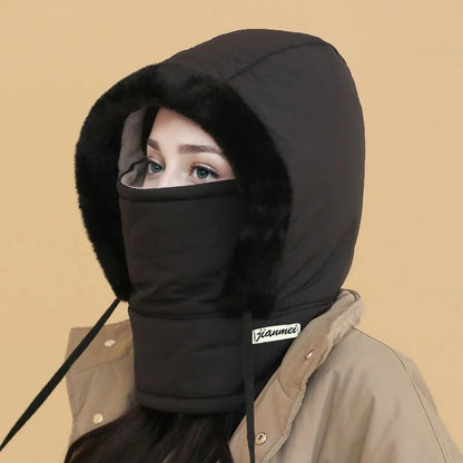 🔥Winter Flash Sale❄️-Buy 2 Get 1 Free! 🧣 Plush-Lined Thermal Hat with Face Mask