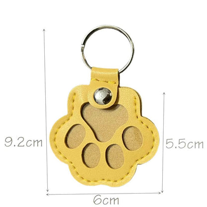 💖Leather Pet Memorial Keychain  🐾 Keep Their Memory Close, Always(49%Off)
