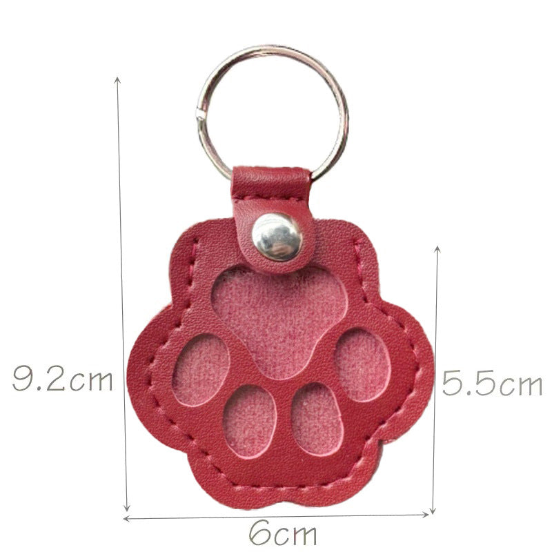💖Leather Pet Memorial Keychain  🐾 Keep Their Memory Close, Always(49%Off)
