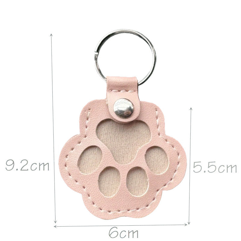 💖Leather Pet Memorial Keychain  🐾 Keep Their Memory Close, Always(49%Off)