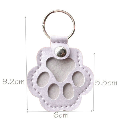 💖Leather Pet Memorial Keychain  🐾 Keep Their Memory Close, Always(49%Off)
