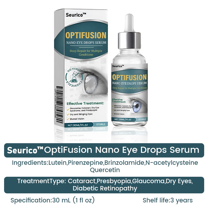 【Official Flagship Store】OptiFusion Nano Eye Drops Serum —Nano Technology Restores Clear Vision,  No Glasses, No Surgery