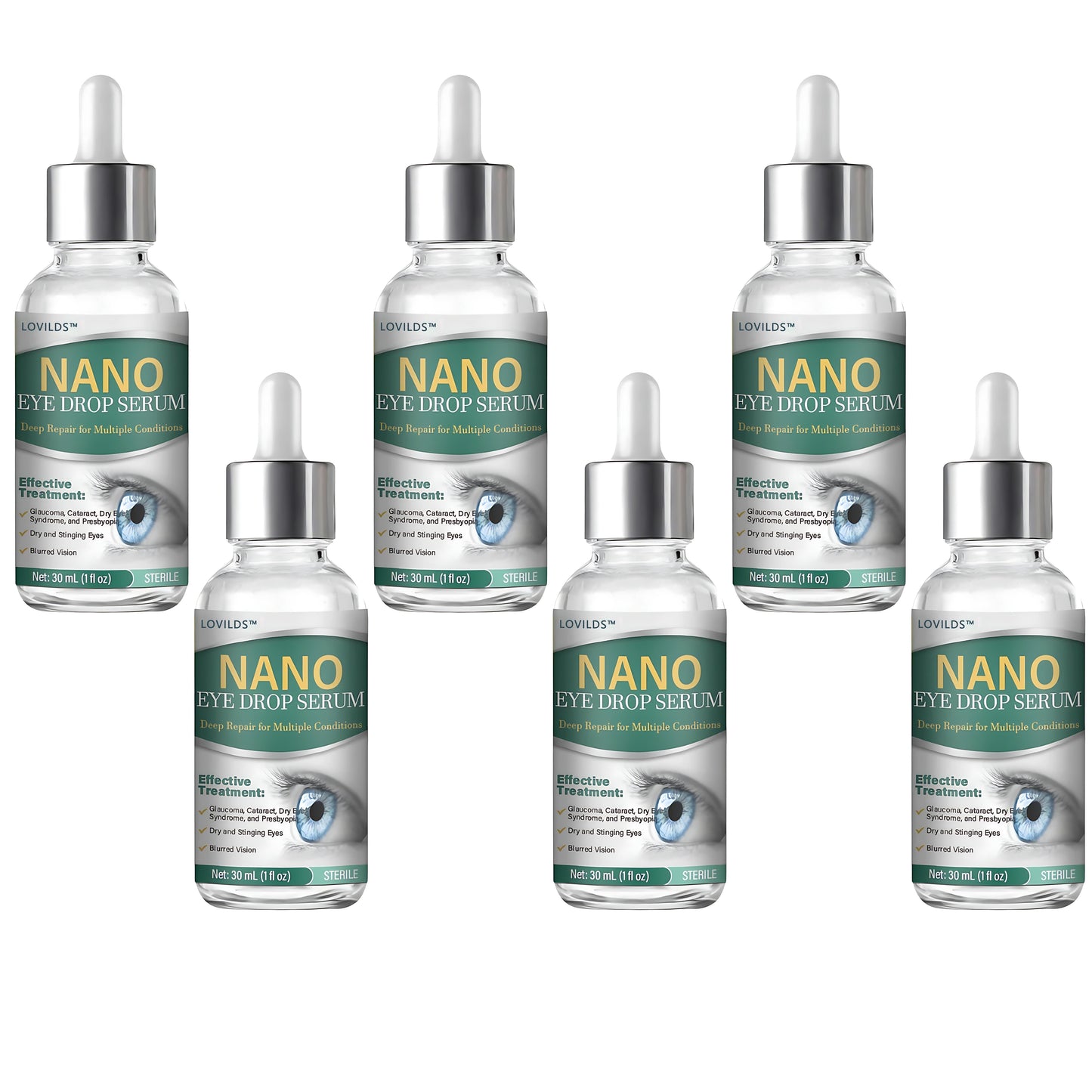 Nano Eye Drops Serum (Suitable for presbyopia, dry eye syndrome, glaucoma, and cataracts) 👀