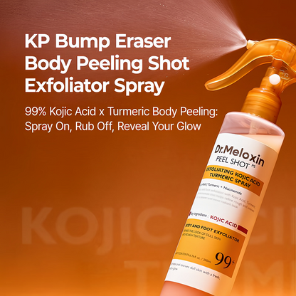 [Dr.Meloxin Official]  Peel Shot Keratin Care Kojic Acid Turmeric Spray 200ml Pore Clearing Exfoliating Formula Skin Repair Scrub
