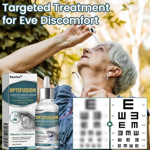 【Official Flagship Store】OptiFusion Nano Eye Drops Serum —Nano Technology Restores Clear Vision,  No Glasses, No Surgery