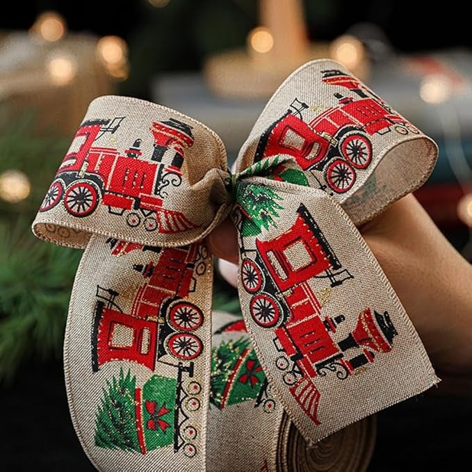 💒Christmas Wired Ribbon🎄