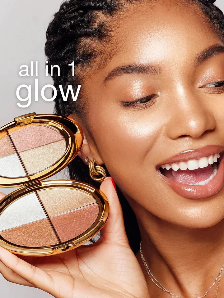 Eye & cheek palette-glow wardrobe highlighting eye & cheek palette