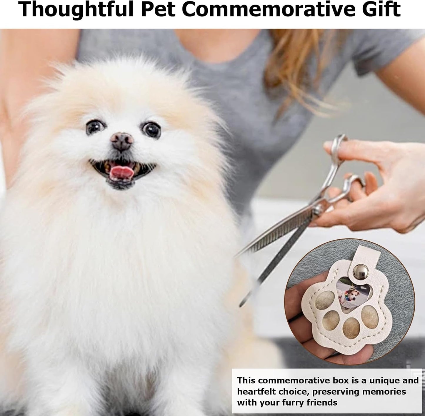 💖Leather Pet Memorial Keychain  🐾 Keep Their Memory Close, Always(49%Off)