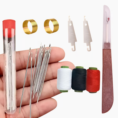 🎉 New Year Sale – 49% OFF❤34PCS Big Eye Steel Needles Set