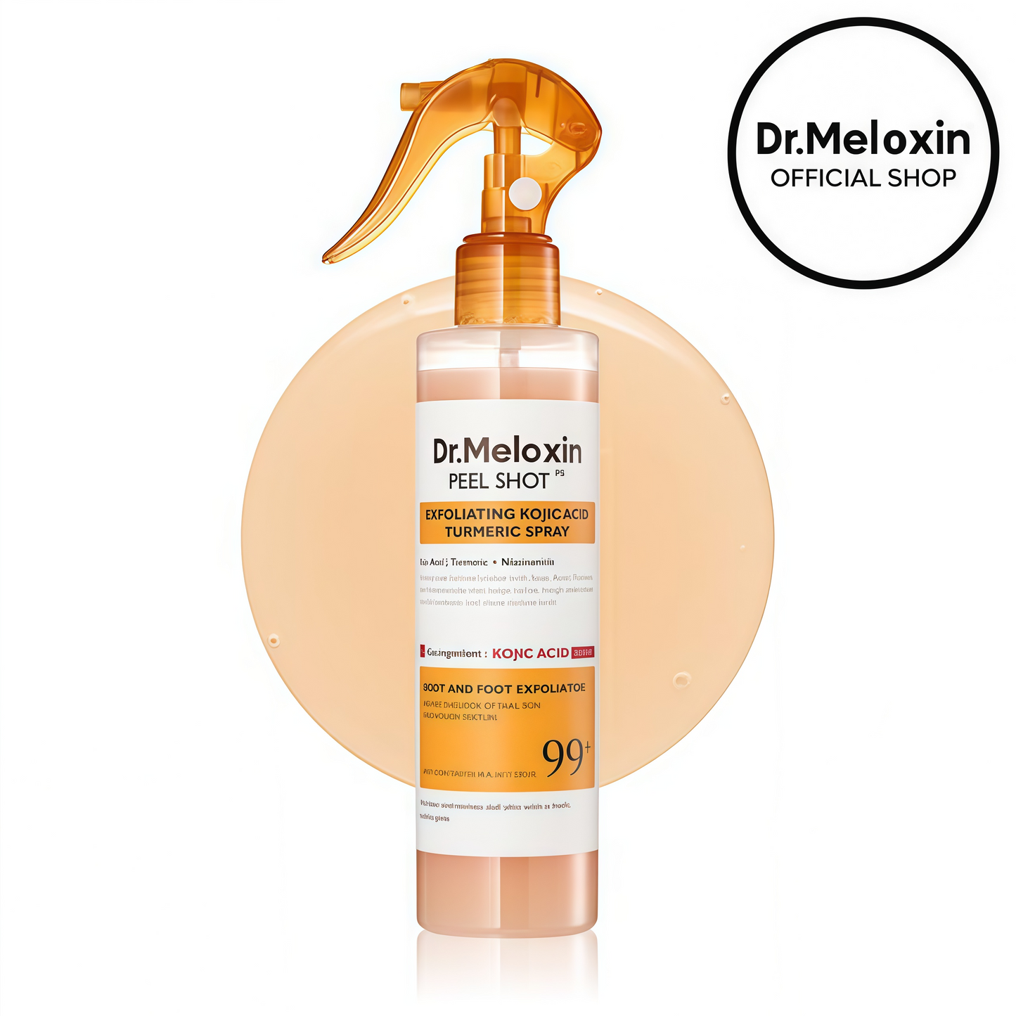 [Dr.Meloxin Official]  Peel Shot Keratin Care Kojic Acid Turmeric Spray 200ml Pore Clearing Exfoliating Formula Skin Repair Scrub