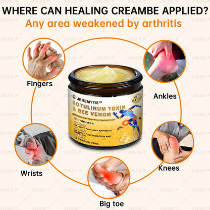 🥇The 2025 British Society for Rheumatology Awards Winner 👨‍⚕️JEREMYTIS™ Botox & Bee Venom Pain Relief & Bone Healing Dual Action Soothing Cream