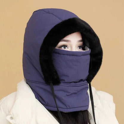 🔥Winter Flash Sale❄️-Buy 2 Get 1 Free! 🧣 Plush-Lined Thermal Hat with Face Mask