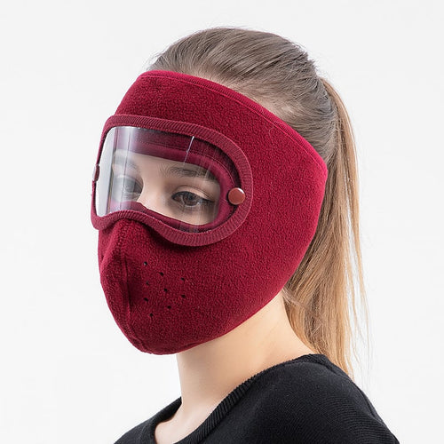 🔥Last Day 49% OFF - Winter warm fleece windproof high-definition goggles