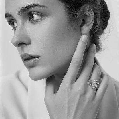 💍3-in-1 Brilliantly Ultra-Shiny Bezel Marquise Ring💍