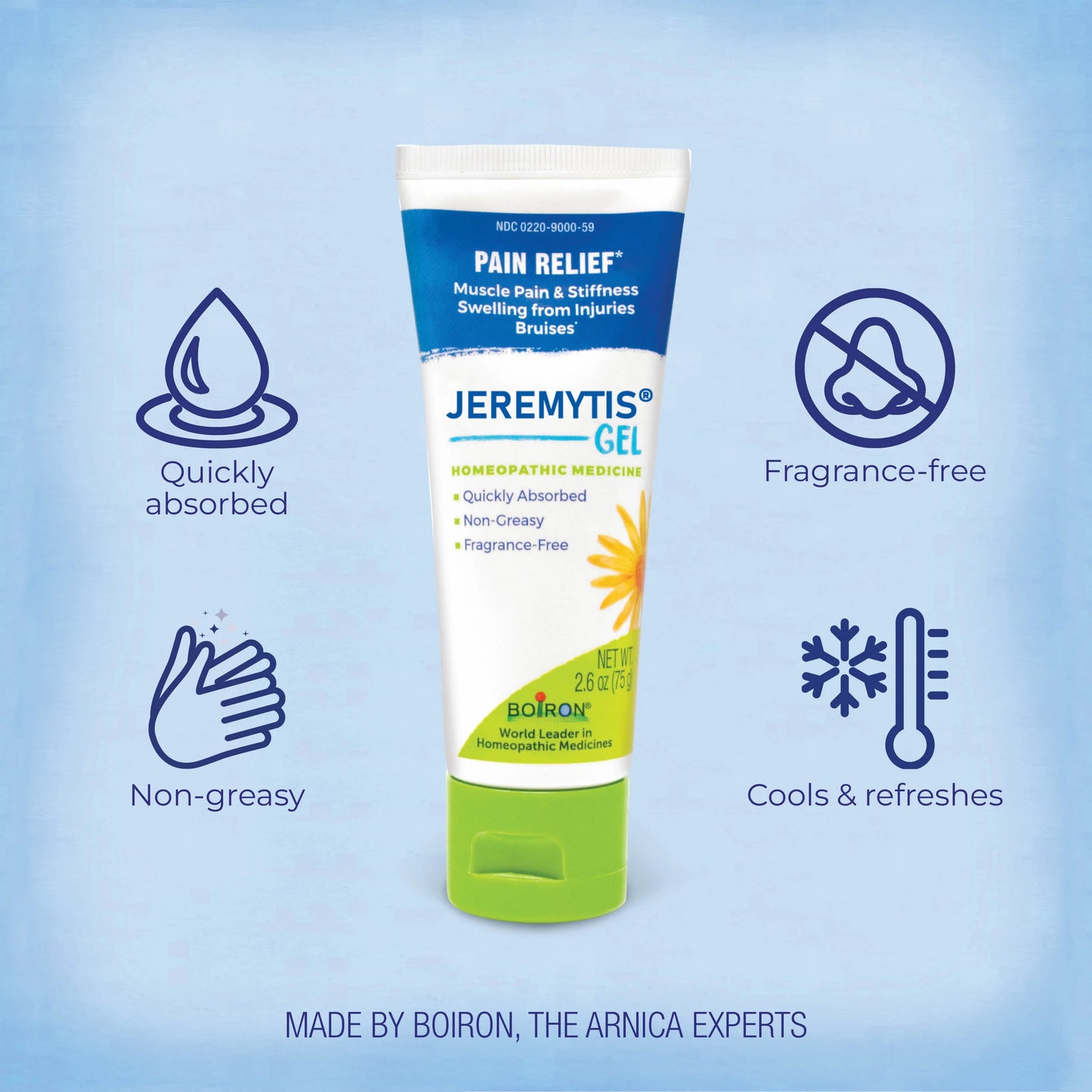 JEREMYTIS™ Arnicare Gel for Soothing Relief of Joint Pain, Muscle Pain, Muscle