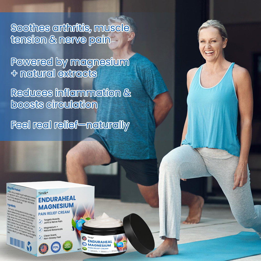 【Official Flagship Store】 EnduraHeal Magnesium Pain Relief Cream (Treats Arthritis, Neuropathy, Rheumatism, Sports Injuries & More)