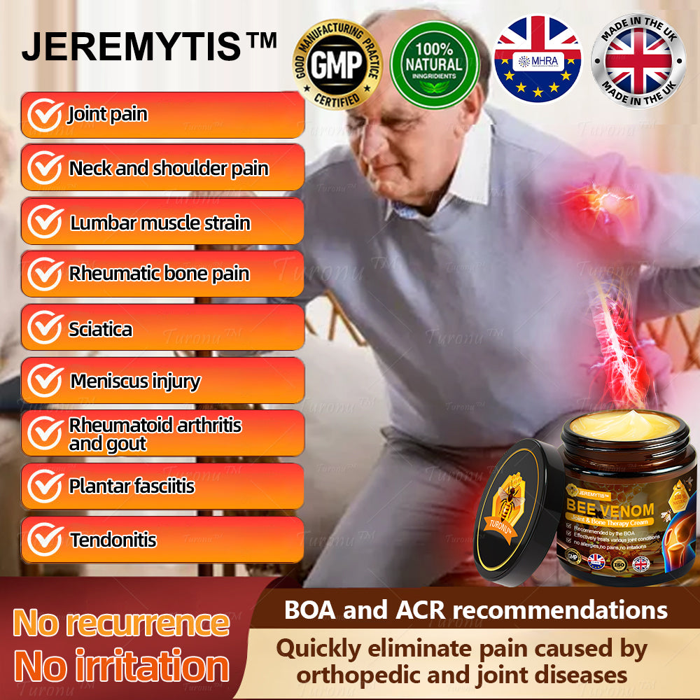 ✅Official Store: Bee-Venom Pain-Relief Bone Healing Cream✅( BOA Approved)(🔥𝑳𝒂𝒔𝒕 𝒅𝒂𝒚 𝒑𝒓𝒐𝒎𝒐𝒕𝒊𝒐𝒏 80% 𝒐𝒇𝒇)🍀