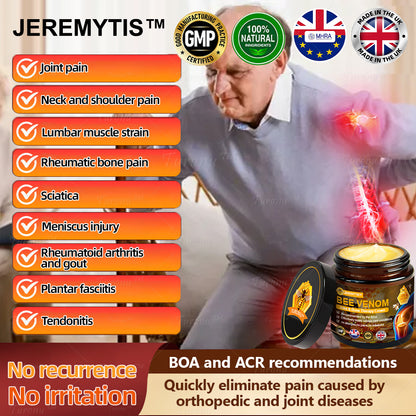 ✅Official Store: Bee-Venom Pain-Relief Bone Healing Cream✅( BOA Approved)(🔥𝑳𝒂𝒔𝒕 𝒅𝒂𝒚 𝒑𝒓𝒐𝒎𝒐𝒕𝒊𝒐𝒏 80% 𝒐𝒇𝒇)🍀